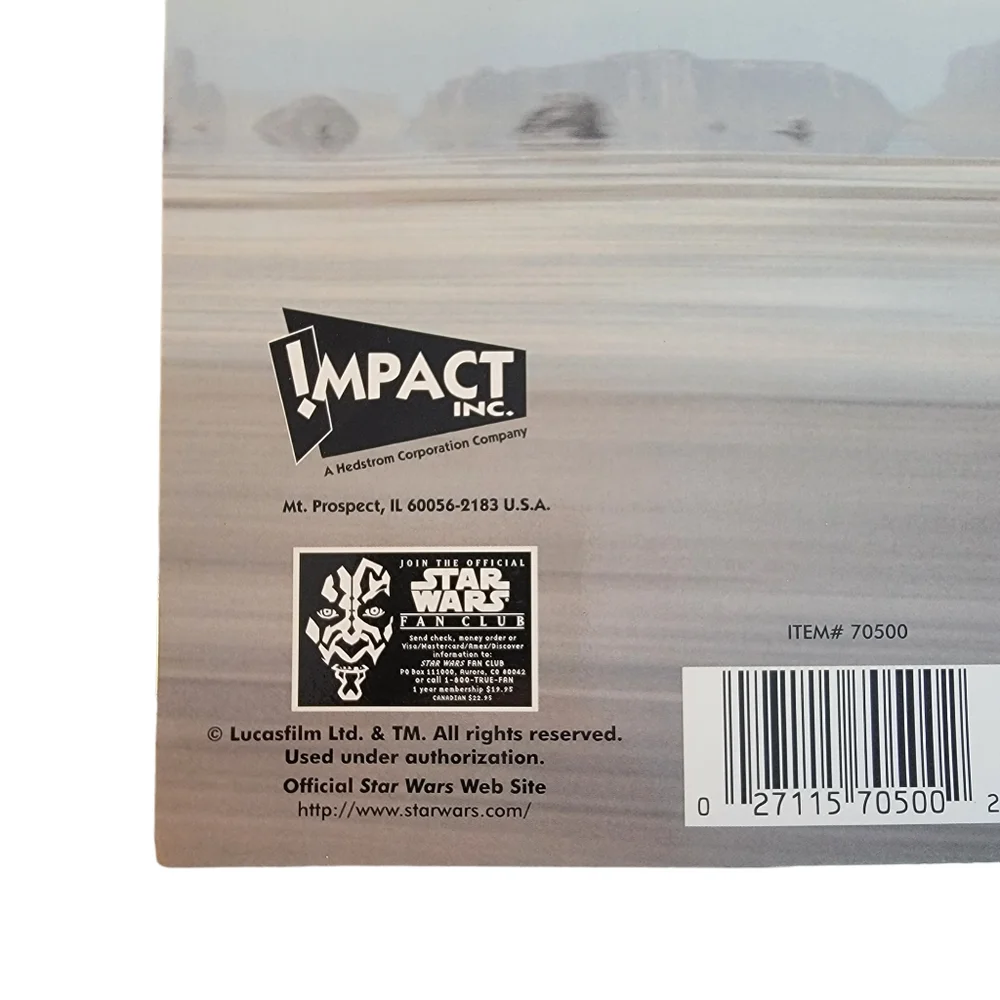 Star Wars Episode 1 Phantom menace, 2000s Printed School Folder Lot of 2